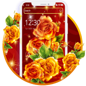 Beautiful Red Yellow Flower Theme? Apk