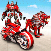 Real Lion Transform Robot Hero: Robot Games Apk