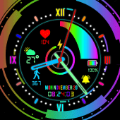 Neon Digital Clock Smart Watch Apk