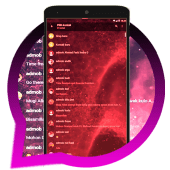 WA~Transparan Delta Black And Pink Apk