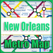 New Orleans US Metro Map Offline Apk