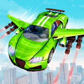 Flying Robot Car Transform games: Robot Car Game Apk