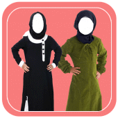 Hijab Fashion Kids Photo Suit Apk