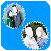 Hijab Couple Photo Suit Apk