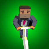 Downhill in a suit Apk