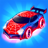 Merge Neon Car: Idle Car Merge Apk