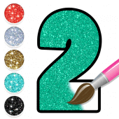 Glitter Number & ABC Coloring Apk