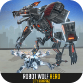 Robot Wolf Hero: City Rampage Apk