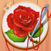 Cross-Stitch: Coloring Book Apk