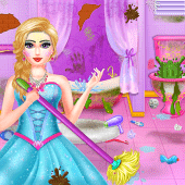 Princess House Cleaning Game Apk