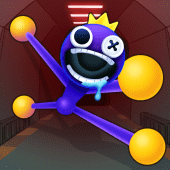 Rainbow Stretch - Blue Monster Apk