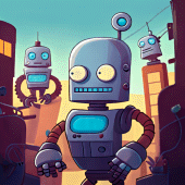 Idle Humans: Robotopia Apk