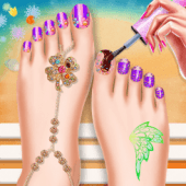 3D Toe Nail Salon Fashion Spa Apk