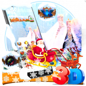 Snow Christmas Santa Gravity Theme Apk