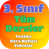 3. Sınıf Tüm Dersler Test Çöz Apk