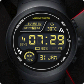 Marine Digital Watch Face Apk