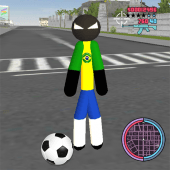 Stickman rope Hero Soccer Kick Crime Simulator Apk