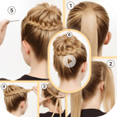 Girls Hairstyles step by step Apk