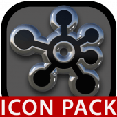 Beyond black platin icon pack HD 3D Apk