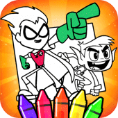 Teen Titans Coloring Go Cartoon Book Apk