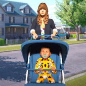 Virtual Mother Simulator:Single Mom Vs Babysitter Apk