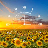 Flower Clock Live Wallpaper HD Apk