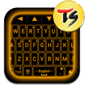 Neon(Orange) for TS Keyboard Apk