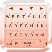 Rose Gold Skin for TS Keyboard Apk