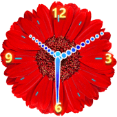 Flowers Clock Live wallpaper Apk