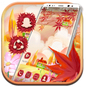 Autumn Leaves Clipart Theme Apk