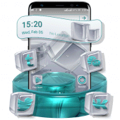 Crystal Cube Launcher Theme Apk