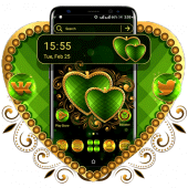 Green Heart Launcher Theme Apk