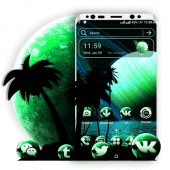 Green Planet Launcher Theme Apk