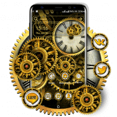 Machine Clock Launcher Theme Apk