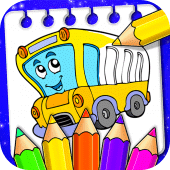 Vehicle Coloring Book Game Apk