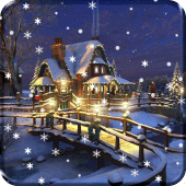 Christmas Winter Snow Night Apk