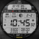 MD112: Digital watch face Apk