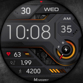 MD257 - Digital watch face Apk