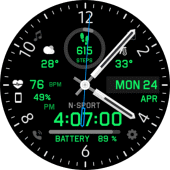 NTV001 - N-Minimal Watch face Apk