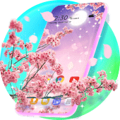 Sakura Live Wallpaper Theme Apk