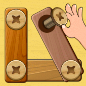 Wood Nuts & Bolts Puzzle Apk