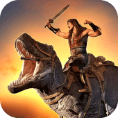 Barbarian Tribe: Dinosaur War Apk