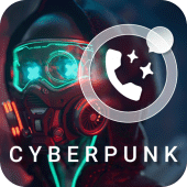 2021 Cyberpunk Mask Theme -> GB Whats Plus Azul Apk