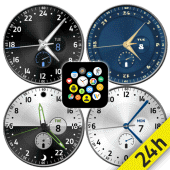 12/24h Analog Watch Face Pack Apk