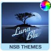 Luna Blu Theme for Xperia Apk