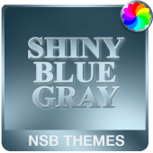 Shiny Blue Gray for Xperia Apk