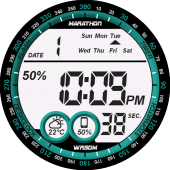 Digital One Watch Face Apk