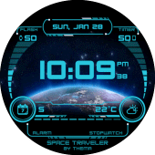 Space Traveler Watch Face Apk