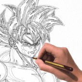 How draw anime ultra instinct Apk