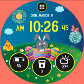 Easter Watch Face HuskyDEV Apk